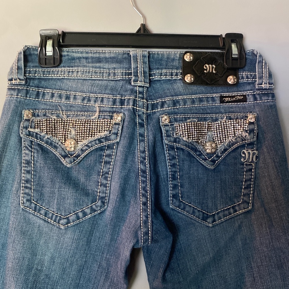 Rhinestone Miss Me jeans